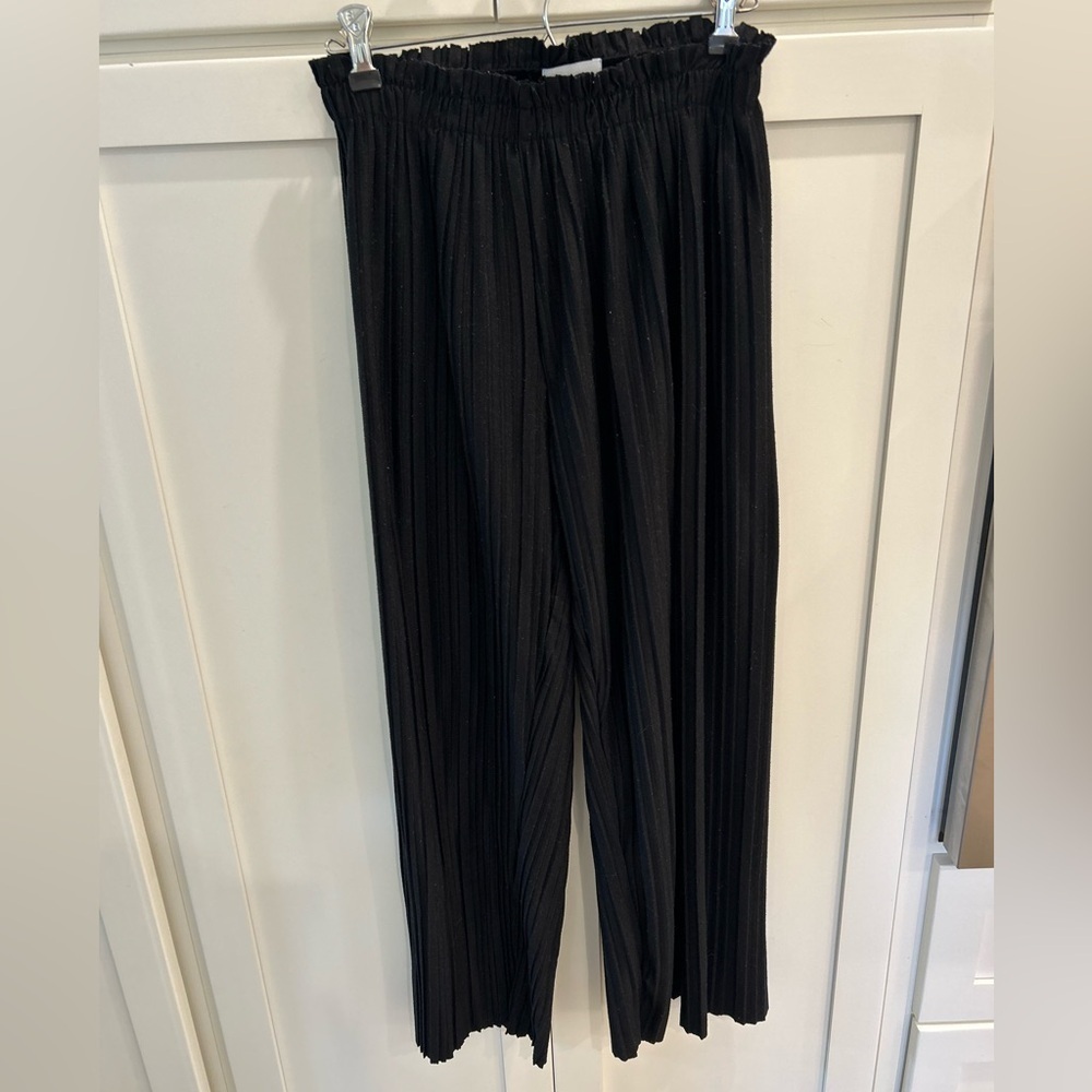 sundays Black Pleated Women's Pants size 1 - Picture 1 of 4